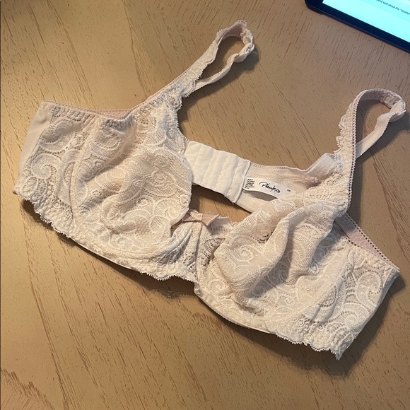 Women's Playtex US4825 Love My Curves Beautiful Lace Lift Underwire Bra 42C - Picture 3 of 7